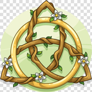 Green Triquetra   Png Download   Triquetra Clipart  Transparent Png