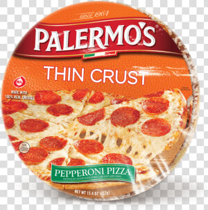 Palermos Pizza  Thin Crust  Pepperoni   Palermos Pizza  HD Png Download