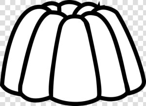 Jelly Clipart Black And White  amp  Clip Art Images   Jello Clipart Black And White  HD Png Download