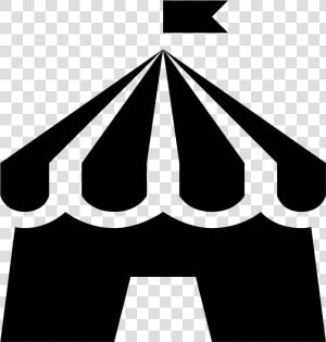 Tent Icon Vector   Vector Circus Tent Icon  HD Png Download