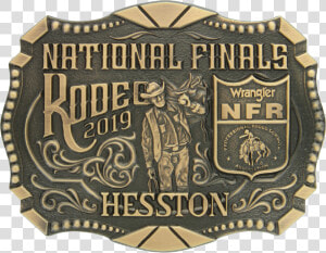 Hess119b Brass Belt Buckle   Wrangler  HD Png Download