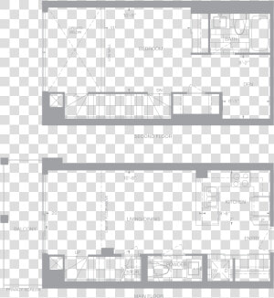 Multi Level Condos Labeled   Floor Plan  HD Png Download