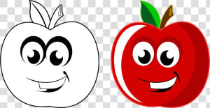 Anthropomorphic Apple Clip Arts  HD Png Download