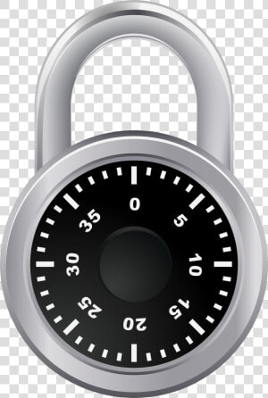 Modern Lock Png Clip Art   Combination Lock Clipart  Transparent Png