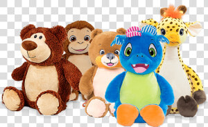 Group Of Personalised Teddies And Soft Toys   Stuffed Toy  HD Png Download