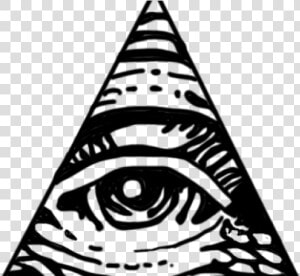 Illuminati Triangle Cliparts   All Seeing Eye Tattoo Simple  HD Png Download