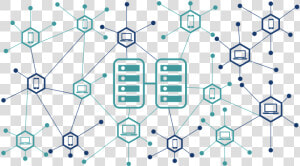 Graphic Showing Blockchain Connections   Blockchain Network  HD Png Download