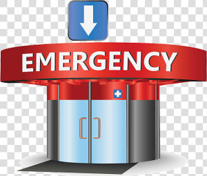 Emergency Building Vector Art Illustration Transparent   Clip Art Emergency Room  HD Png Download