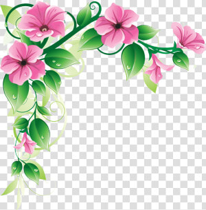 Collection Of Free Flores Vector Floral Arrangement   Flower Border For Card  HD Png Download