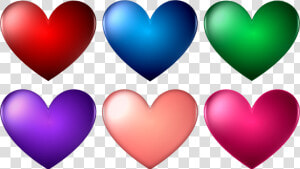 Heart  Shape  Love  Romance  Valentine  Romantic   Heart Shape Different Color  HD Png Download