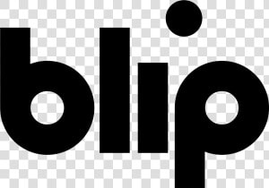 Blip black title Blip 4096 Black   Icon Blip  HD Png Download