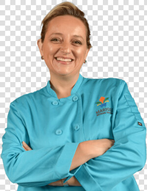 Mariana Oliver In A Marioli Chef Coat   Chef  HD Png Download