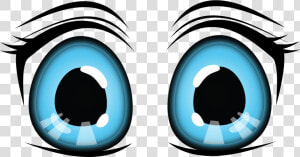 Transparent Fondos Azules Png   Ojos De Anime Png  Png Download