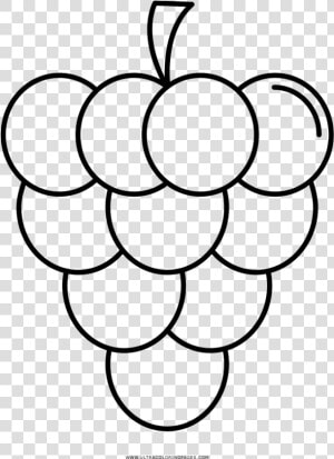 Transparent Grapes Clipart   Uva Desenho Para Colorir  HD Png Download