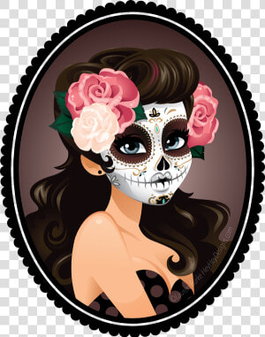 La Calavera Catrina Catrina Png  Transparent Png