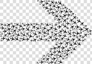 Chaotic Planes Arrow Clip Arts   Running Arrow  HD Png Download