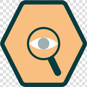 Lff009 Magnifyingglass Vector Badge   Traffic Sign  HD Png Download