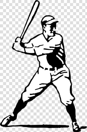 Baseball Batter Swing Black And White  HD Png Download