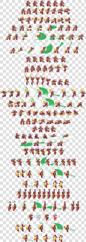 Megaman X6 Zero Sprites  HD Png Download