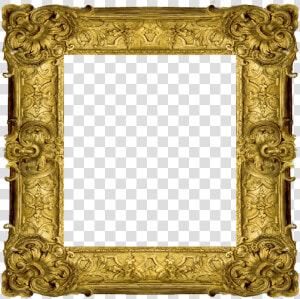 Square Gold Frame Png Jpg Free   Fried Rice Wii Sports  Transparent Png