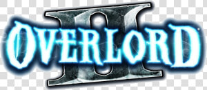 Overlord Ii Logo   Overlord 2 Png  Transparent Png