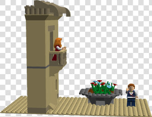 Juliet Drawing Balcony   Romeo And Juliet Balcony Scene Lego  HD Png Download