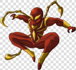 Iron Spiderman Png Photo   Iron Spider Web Of Shadows  Transparent Png