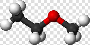 That Is  Each Of The Three Substances Is Made Up Of   Ethyl Methyl Ether 3d  HD Png Download