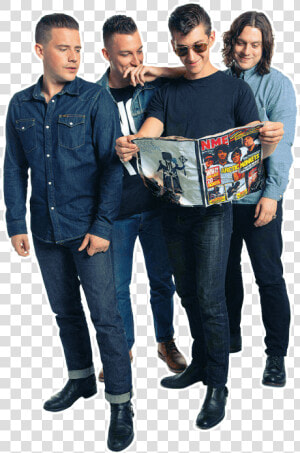 Arctic Monkeys Reading Nme   Arctic Monkeys Photoshoot For Nme  HD Png Download