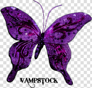 Butterfly Clip Art   Purple Sparkly Butterfly Animated  HD Png Download