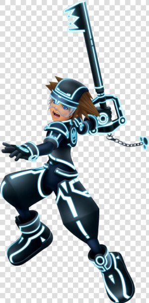 Kingdom Hearts Dream Drop Distance Tron Sora   Kingdom Hearts Tron Sora  HD Png Download