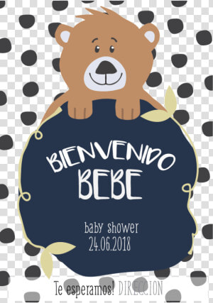 Invitación Teddy   Invitacion Baby Shower Oso  HD Png Download