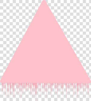  freetoedit  neon  triangle  pink  glow  frame  border   Triangle  HD Png Download