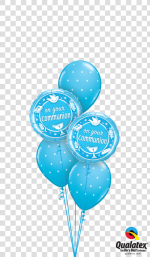 Blue First Communion At London Helium Balloons   30th Birthday Transparent Background  HD Png Download