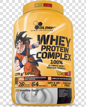 Olimp Whey Protein Complex 2270g Dragon Ball Z Title   Olimp Whey Protein Complex Dragon Ball  HD Png Download