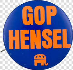 Gop Hensel Political Button Museum   Democratic Party  HD Png Download