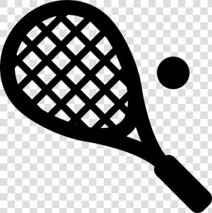 Transparent Tennis Court Clipart   Squash Racket Icon Png  Png Download