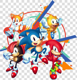 Sonic Mania Plus Artwork   Sonic Mania Plus Characters  HD Png Download