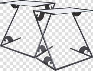 Glass Side Tables By Maroeska Metz  HD Png Download