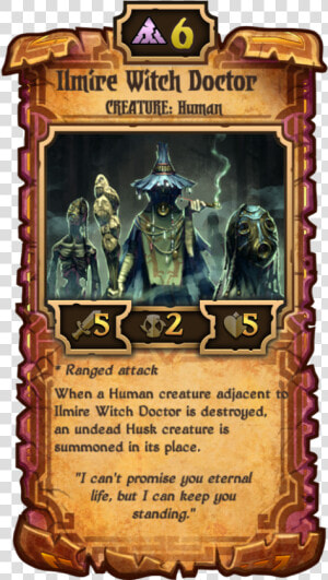 Ilmire Witch Doctor   Callers Bane Card List  HD Png Download