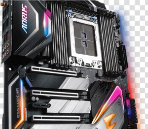 Transparent Motherboard Png   Gigabyte X399 Aorus Xtreme  Png Download