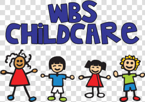 Wbs Childcare Logo   Students Holding Hands Clipart  HD Png Download