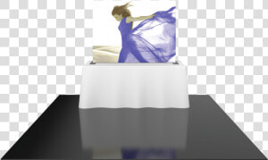 6ft Formulate Tt1 Straight Table Top Display With Fabric   Girl  HD Png Download