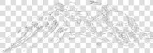 Mountain Outline At Getdrawings Image   Map  HD Png Download