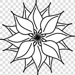 Cute Bouquet Png Black White   3d Flower Black And White Clipart  Transparent Png