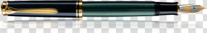 Pelikan Souverän Black green Fountain Pen   Fountain Pen  HD Png Download