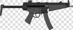 Clip Drawing Gun Submachine   Toon Machine Gun  HD Png Download