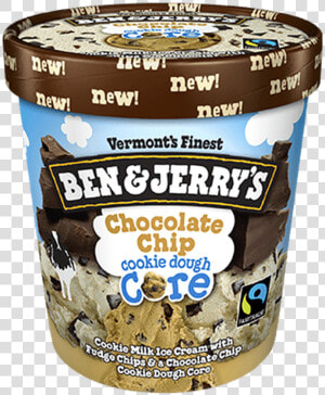 Ben  amp  Jerry S Chocolate Chip Cookie Dough Core Ice   Ben And Jerry  39 s Sweet Like Sugar  HD Png Download