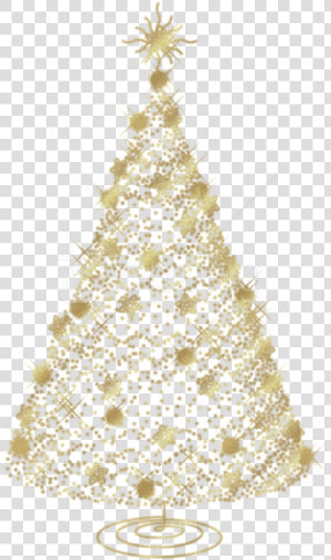 Free Png Transparent Christmas Gold Tree Png   Christmas Tree With No Background  Png Download