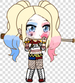  harleyquinn  suicidesquad  gachalife  cute  heart   Joker And Harley Quinn Gacha Life  HD Png Download